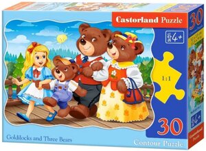 Castorland Puzzle 30. Goldilocks and Three Bears / Златовласка і три ведмеді