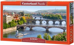 Castorland Puzzle 4000. Vltava Bridges in Prague / Місті через Влтаву