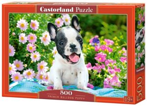 Castorland Puzzle 500. French Bulldog Puppy / Цуценя французького бульдога