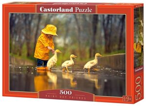 Castorland Puzzle 500. Rainy Day Friends / Друзі у дощовий день