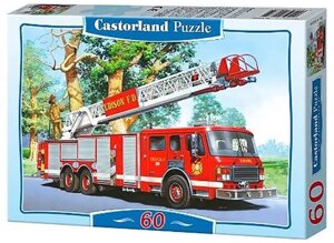 Castorland Puzzle 60 midi. Пожежна машина