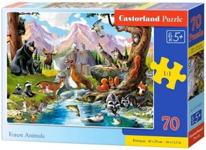 Castorland Puzzle 70. Forest Animals / Лісові тварини