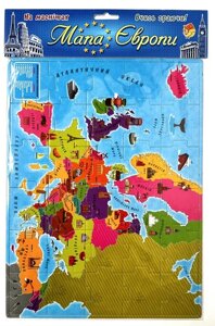 Ігри на магнтах. Мапа Європи