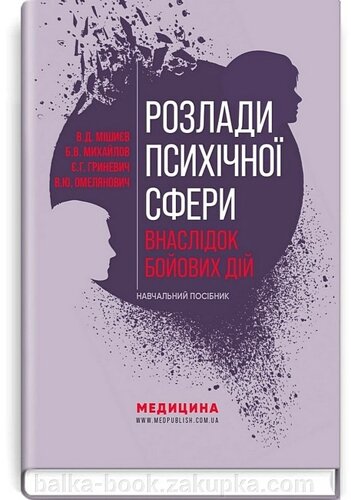 Розлади психічної сфери внаслідок бойових дій. Навчальний посібник