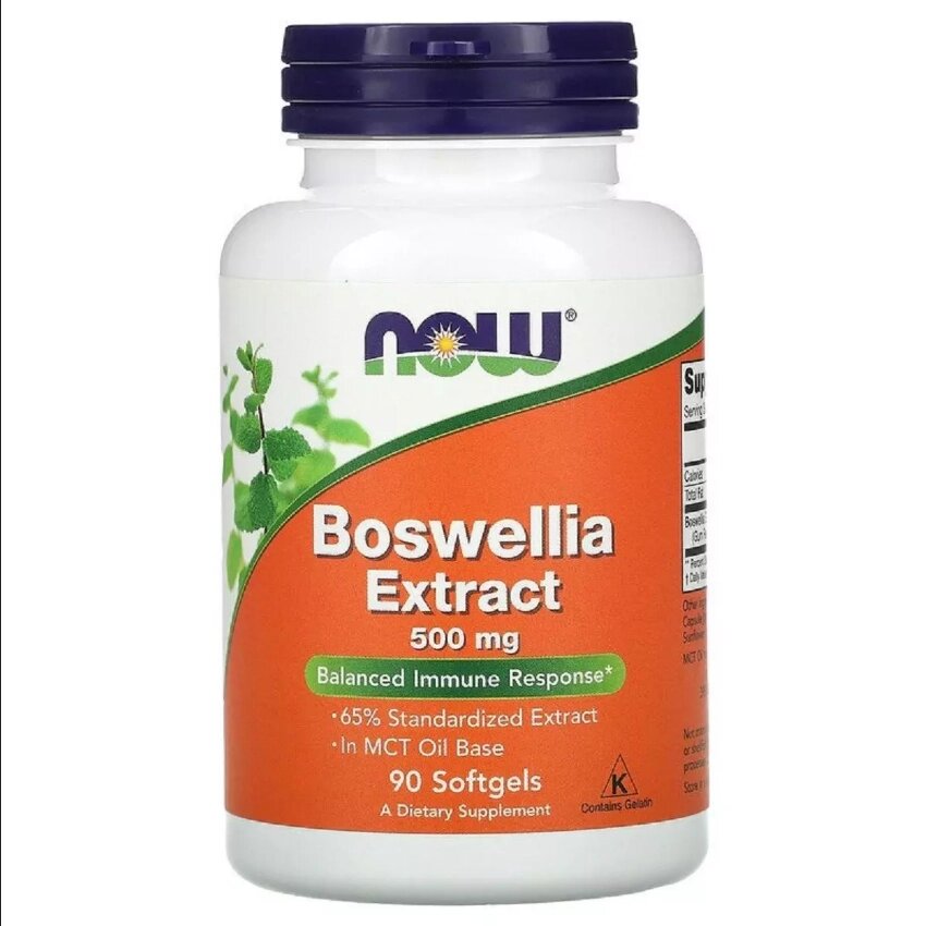 Улучшение качества спермы - Босвеллия Экстракт США / Boswellia Extract 500 mg 90softgel Now Foods USA ##от компании## Витаман - ##фото## 1