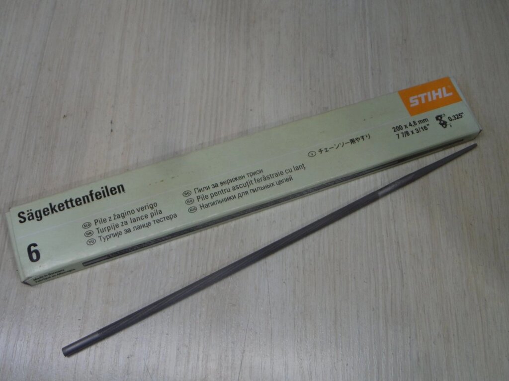 Напилок ST для заточування ланцюга 4.8 мм від компанії Інструменик - фото 1