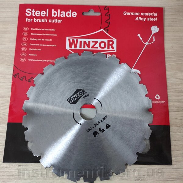 Нож для мотокосы 26Т/200мм Winzor PRO (738641957) купить с