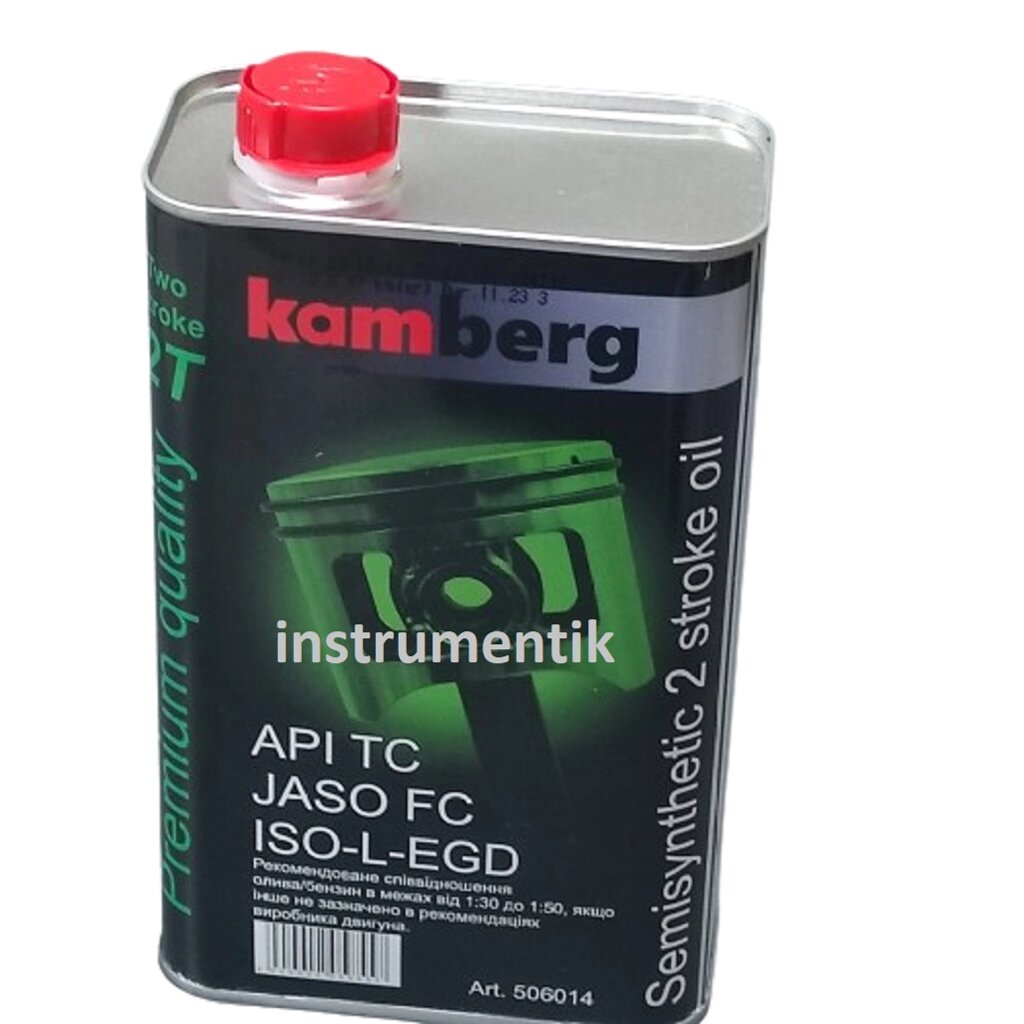 Олива моторна для 2-тактної техніки Kamberg Green від компанії Інструменик - фото 1