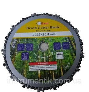 Ніж-диск з ланцюгом для кущоріза Atlant (235мм) в Чернігівській області от компании Инструментик