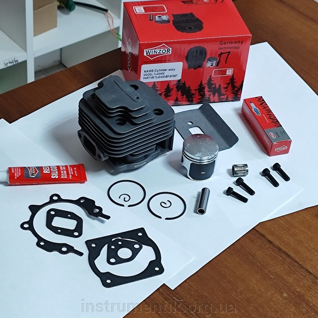 Поршневая группа Ø40 для мотокосы Winzor + Ceramic/Grafite PRO