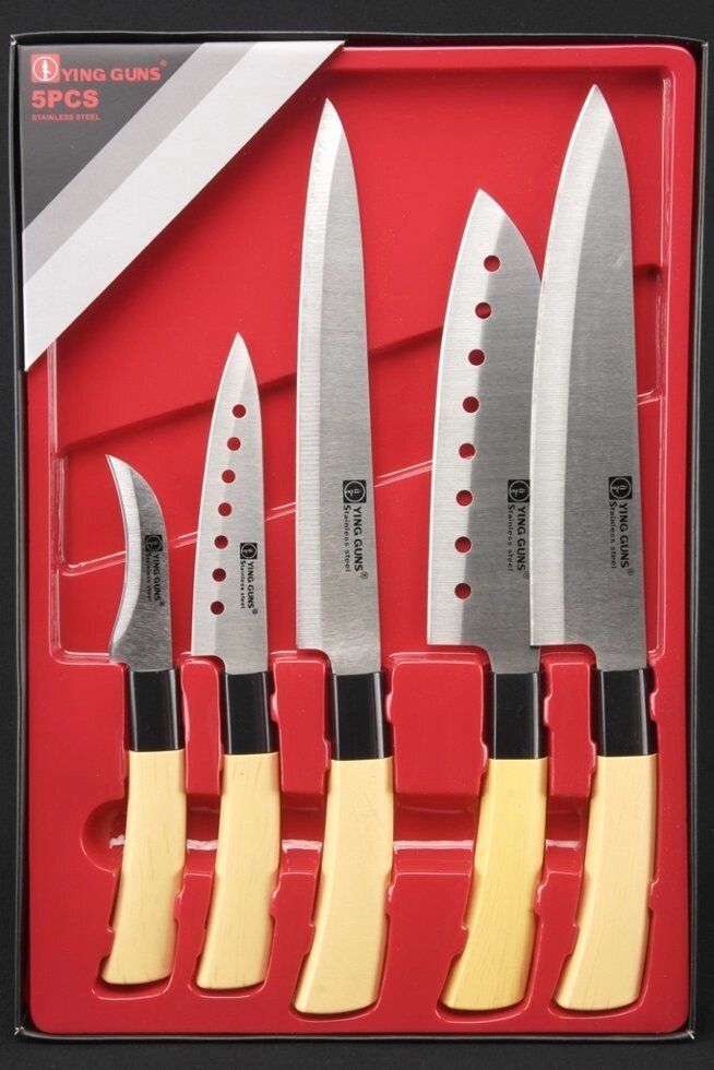 25 KS Набір ножів (5 предметів) оптом від компанії Інтернет-магазин «Світ подарунків» - фото 1