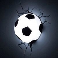 3D декор Светильник футбольный мяч від компанії Інтернет-магазин «Світ подарунків» - фото 1