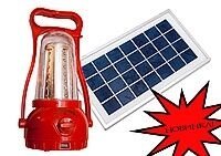 Аккумуляторный LED светильник с солнечной батареей YAJIA YJ-5833 від компанії Інтернет-магазин «Світ подарунків» - фото 1