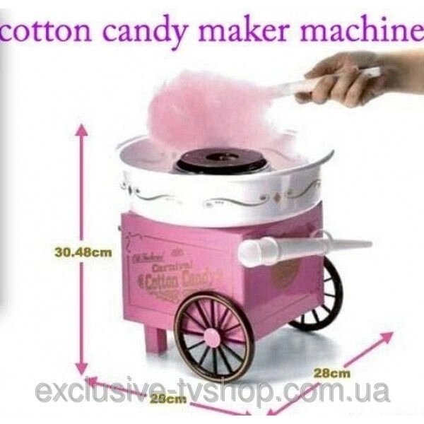 Candy maker машинка для приготування солодке вати. від компанії Інтернет-магазин «Світ подарунків» - фото 1