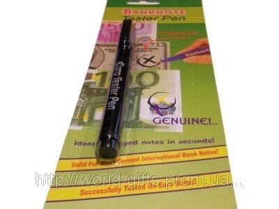 Детектор валют, олівець для перевірки грошей, banknote tester pen від компанії Інтернет-магазин «Світ подарунків» - фото 1