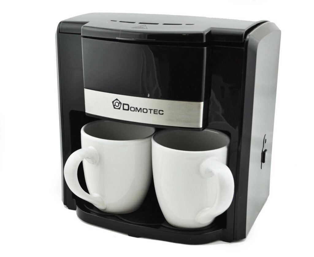 Крапельна кавоварка DOMOTEC MS-0708 на 2 чашки кави від компанії Інтернет-магазин «Світ подарунків» - фото 1