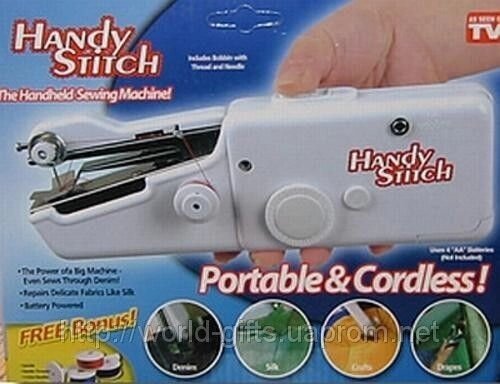 Міні швейна машинка ручна Handy Stitch від компанії Інтернет-магазин «Світ подарунків» - фото 1