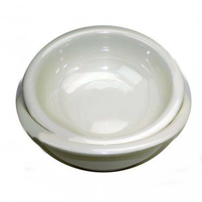 Миска пластикова для супу кругла молочний колір без малюнка 9д від компанії Інтернет-магазин «Світ подарунків» - фото 1