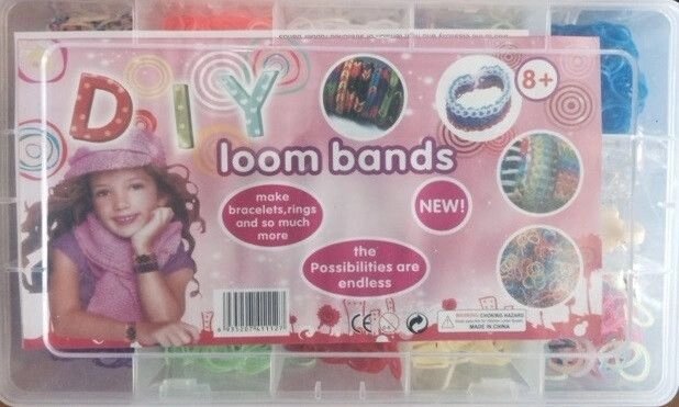 Набір Rainbow Loom bands 2200 шт від компанії Інтернет-магазин «Світ подарунків» - фото 1