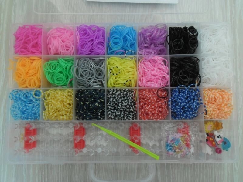 Набір Rainbow Loom bands 5000 шт. від компанії Інтернет-магазин «Світ подарунків» - фото 1