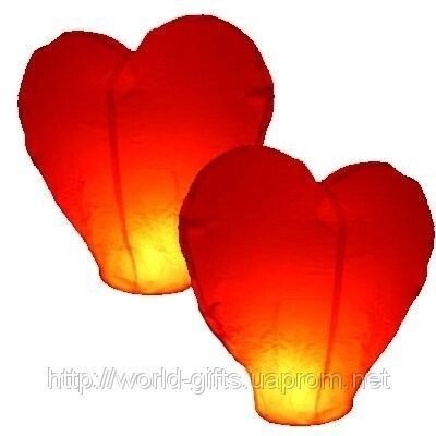 Небесні ліхтарики серце від компанії Інтернет-магазин «Світ подарунків» - фото 1