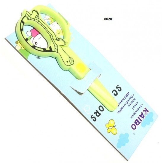 Ножиці дитячі безпечні пластикові черепашка 12см 16,2гр від компанії Інтернет-магазин «Світ подарунків» - фото 1