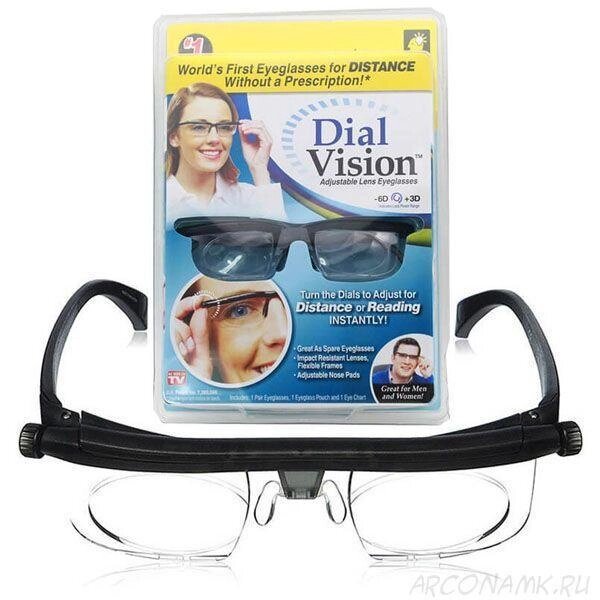 Окуляри з регулюванням лінз Dial Vision від компанії Інтернет-магазин «Світ подарунків» - фото 1