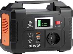 Портативна зарядна станція FlashFish E200, Повербанк (200Вт, 40800 мАг)