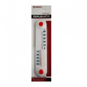 Термометр №СН-001 пластик для холодильника на листе размер (20,5.4,2) см.