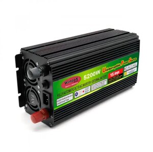 Перетворювач напруги, інвертор 12/220V Wimpex wx-5200 UPS + заряджання