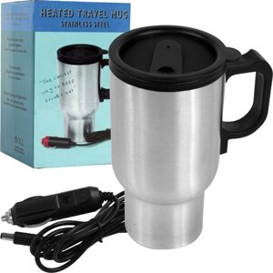 Термокружка з підігрівом Electric Mug Stainless Steel EMSS-140Z