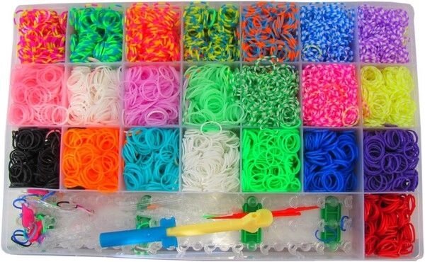 Набір для плетіння Loom Bands 6200 шт. Новинка. - фото