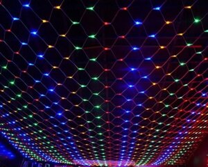 Гірлянда сітка 120 led, 1,5х1,5 м біла