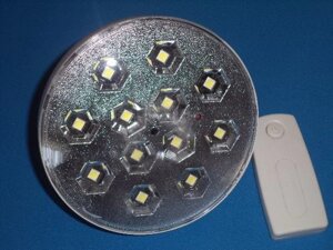 Лампа світлодіодна аккум., Пульт ДУ, GD-5012HP