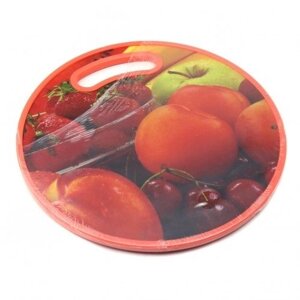 Дошка №SY30 пластик для кухні кругла діаметр (30.30.1,15) см.