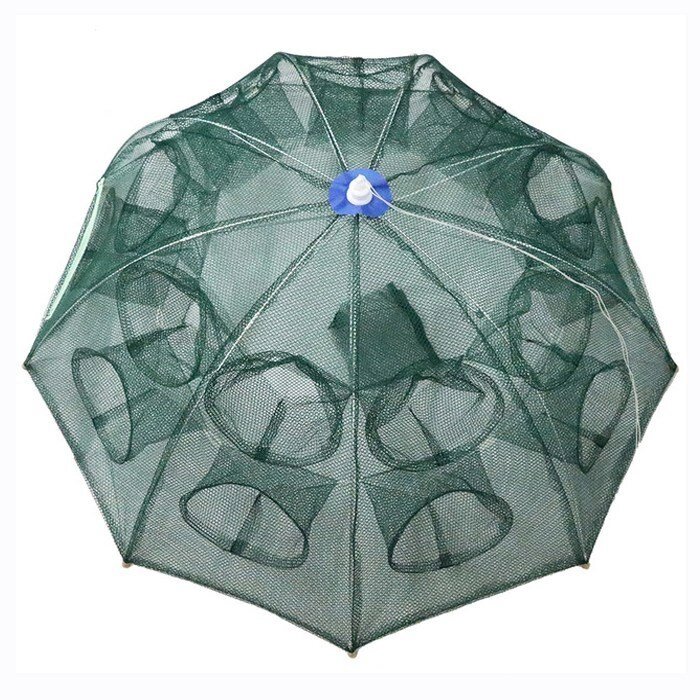 Раколовка парасолька для лову риби та раків посилена на 6 входів від компанії Інтернет-магазин «Світ подарунків» - фото 1