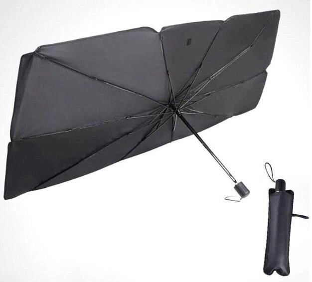 Сонцезахисна парасолька для лобового скла автомобіля від компанії Інтернет-магазин «Світ подарунків» - фото 1