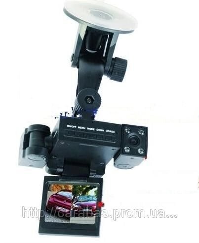 Відеореєстратор автомобільний з двома камерами HD DVR H3000 від компанії Інтернет-магазин «Світ подарунків» - фото 1
