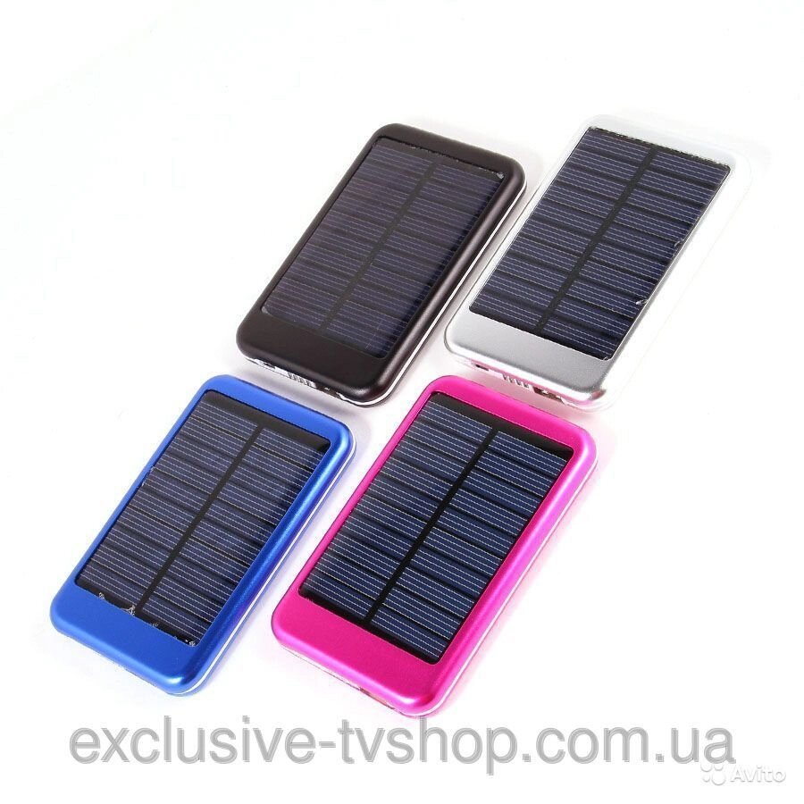 Зарядка з сонячною батареєю POWER BANK SOLAR 25000ma від компанії Інтернет-магазин «Світ подарунків» - фото 1