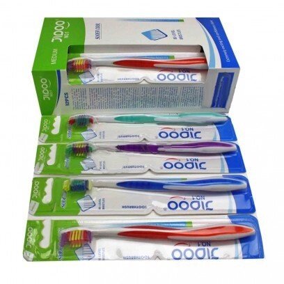 Зубна щітка доросла щетина 1 штука на аркуші від компанії Інтернет-магазин «Світ подарунків» - фото 1