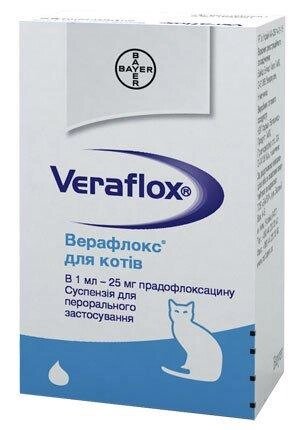 Bayer Верафлокс (Veraflox) для котів, 15 мл від компанії Медовий Рай - фото 1