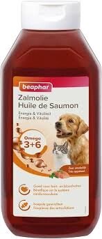 Beaphar Salmon Oil - харчова добавка Біфар лососева олія для кішок і собак від компанії Медовий Рай - фото 1