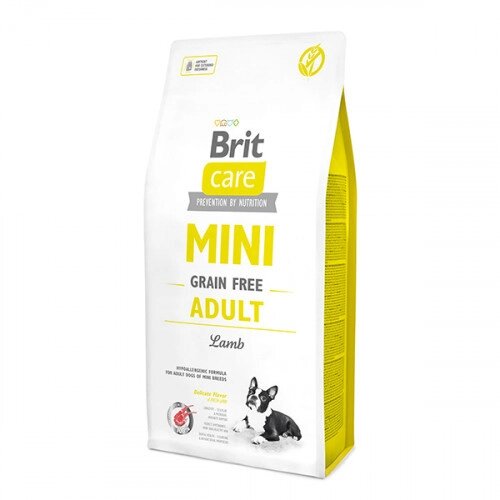 Brit Care GF Mini Adult 2kg Lamb (д/собак малих порід) ягня від компанії Медовий Рай - фото 1