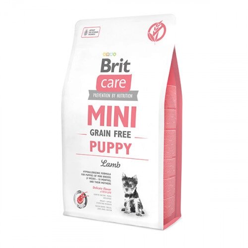 Brit Care GF Mini Puppy 2 kg Lamb (д/щінків малих порід) ягня від компанії Медовий Рай - фото 1