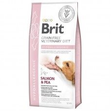 Brit GF VetDiets Dog Hypoallergenic 2 кг. у разі харчової алергії з лососем, горохом і гречкою