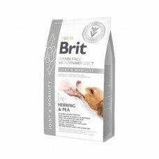 Brit GF VetDiets Dog Mobility для суглобів з селедкою, лососем, горохом і гречкою від компанії Медовий Рай - фото 1