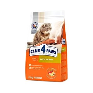 CLUB 4 PAWS преміум "з кроликом"сухий корм для дорослих кішок (клуб 4 лапи)