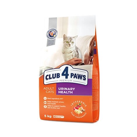 CLUB 4 PAWS Premium суха сечовидільна коті 5 від компанії Медовий Рай - фото 1