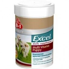 Excel Multi Vit-Puppy 100таб/ 185ml 8in1 від компанії Медовий Рай - фото 1