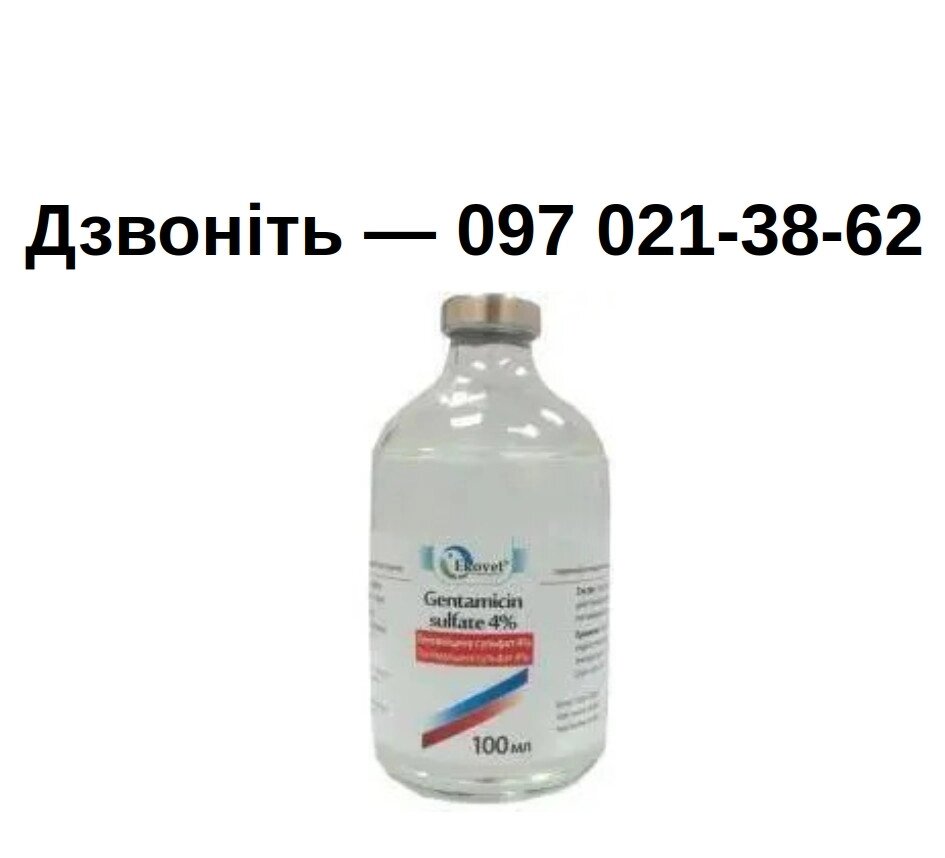 Гентаміцин 4% (1 фл. х 100 мл) Екокет від компанії Медовий Рай - фото 1